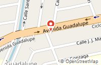 Mini-mapa generado con OpenStreetMap y el pin de un negocio